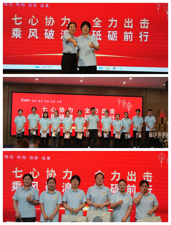 易視界2024年7月表現優(yōu)秀的伙伴上臺領(lǐng)獎